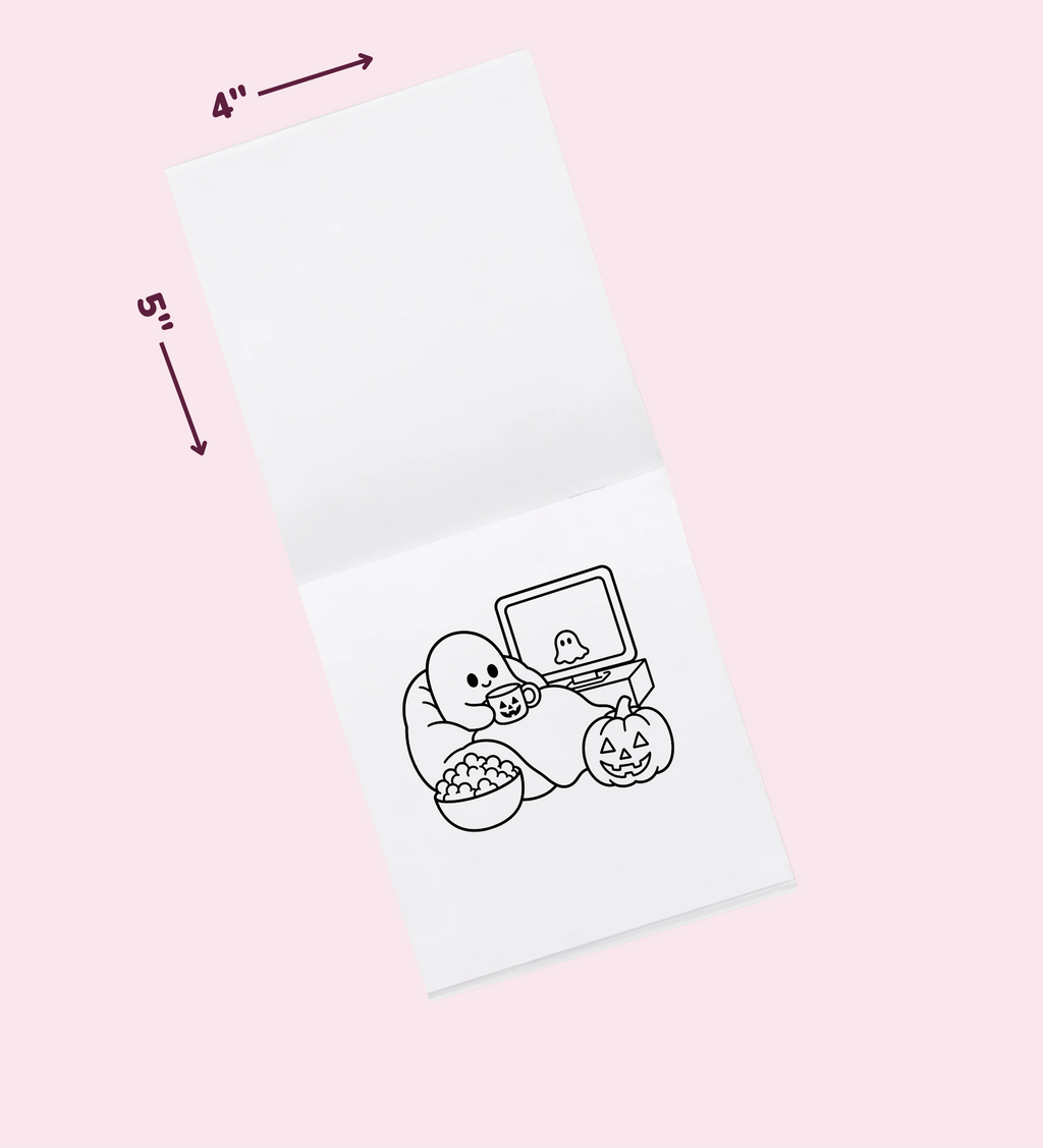 FALL STAY HOME - Mini Bold & Simple Coloring Book