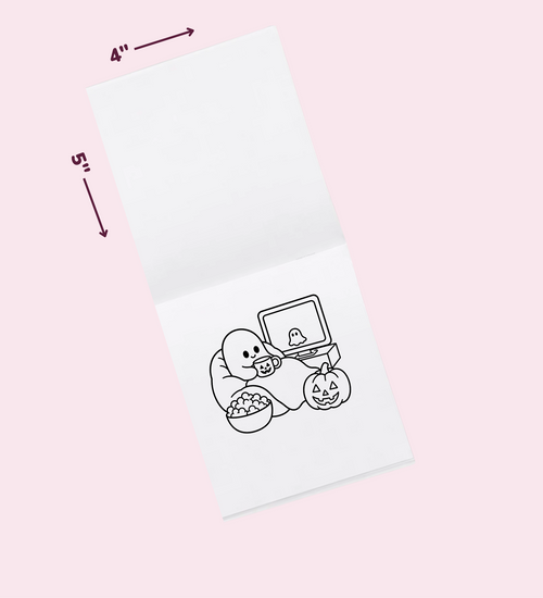FALL STAY HOME - Mini Bold & Simple Coloring Book