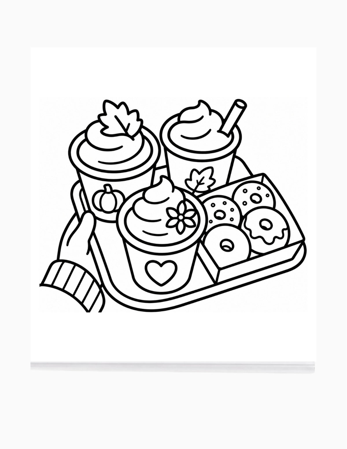FALL STAY HOME - Mini Bold & Simple Coloring Book